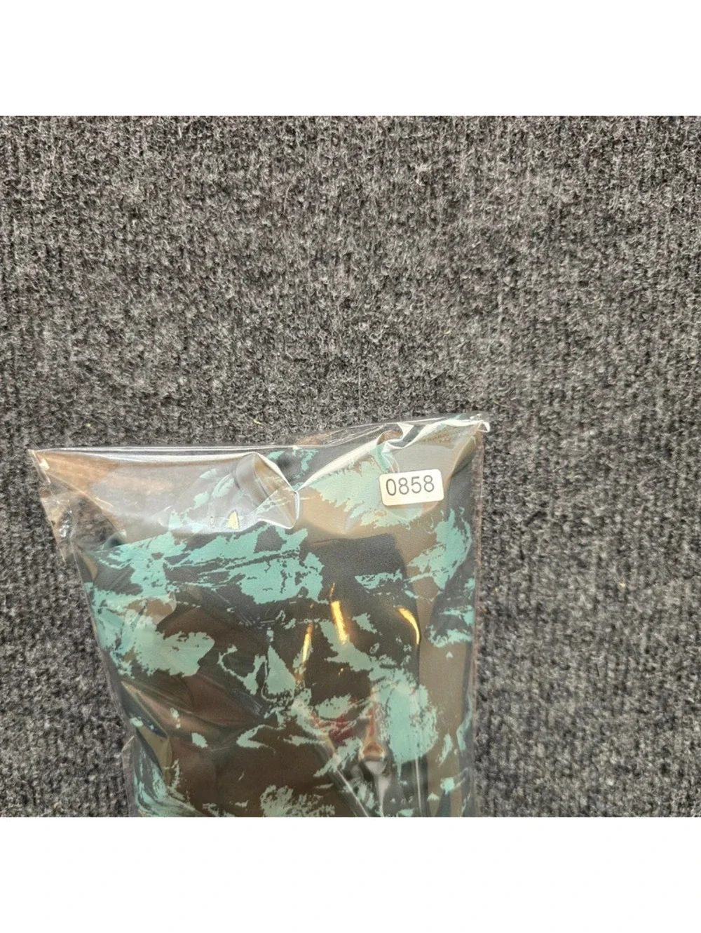 Nike One Dri-Fit Leggings Medium M Green Tie Dye Abstract Floral High Waisted